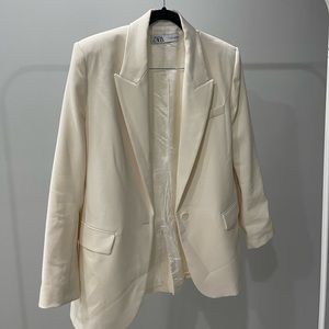 Cream Zara Blazer - Classic and Beautiful, worn once
